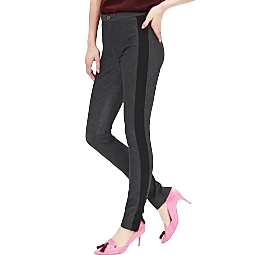 Banana Republic Grey Sloan Fit Tuxedo Career Pants Size 6
